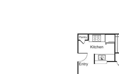 Residences at Medical Apartments San Antonio FloorPlan 1