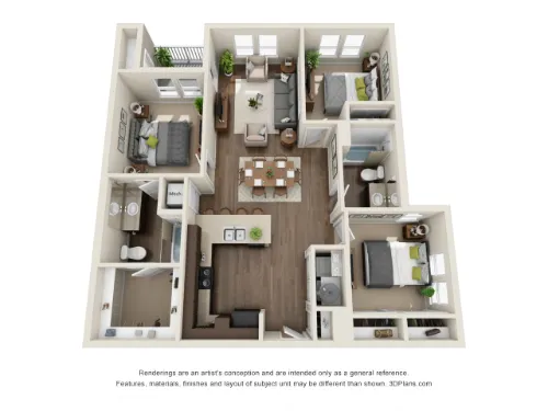 Rio Lofts San Antonio Floorplan 4