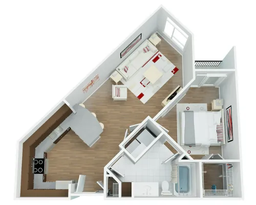 River House San Antonio Floorplan 4