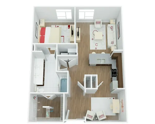 River House San Antonio Floorplan 6