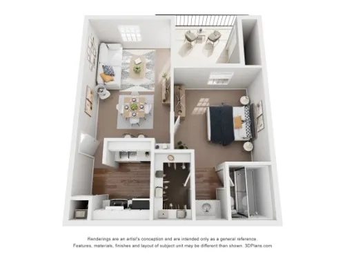 Rock Canyon Apartments floor plan 1