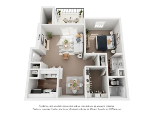 Rock Canyon Apartments floor plan 5