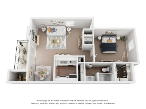 Rock Canyon Apartments floor plan 7