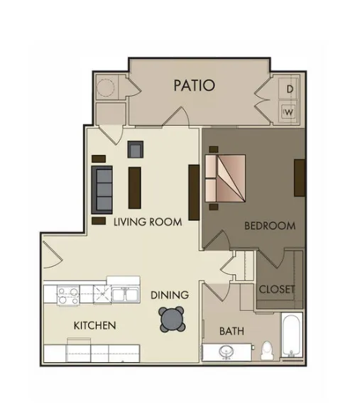 Roots at O'Connor San Antonio FloorPlan 4