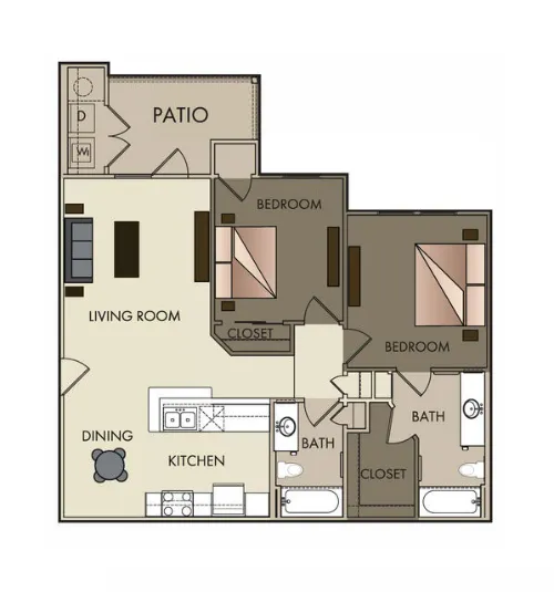 Roots at O'Connor San Antonio FloorPlan 5