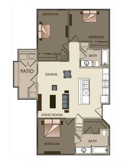 Roots at O'Connor San Antonio FloorPlan 7