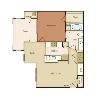 SYNC at Nobu Station San Antonio Floorplan 4