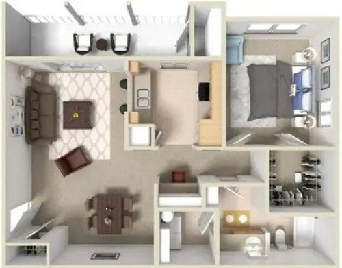 Saddle Ridge Apartments San Antonio FloorPlan 2