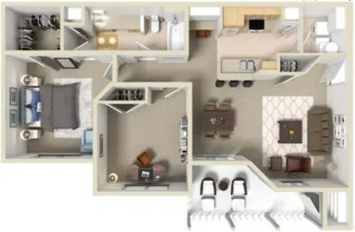 Saddle Ridge Apartments San Antonio FloorPlan 3