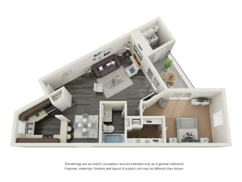 Saddlewood Apartments Lubbock FloorPlan 3