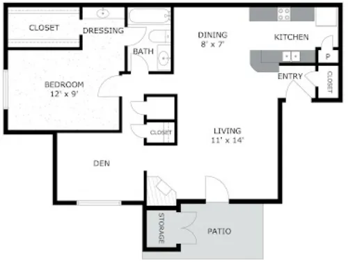 Solara Apartment San Antonio FloorPlan 2