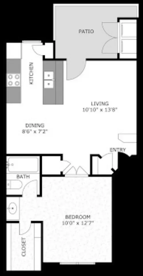 Solara Apartment San Antonio FloorPlan 3