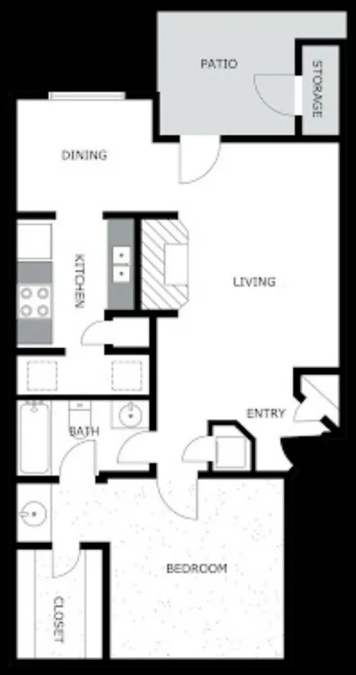 Solara Apartment San Antonio FloorPlan 4