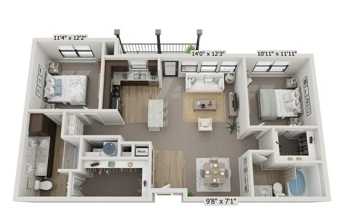 Solea Alamo Ranch 55+ Active Adult San Antonio FloorPlan 5