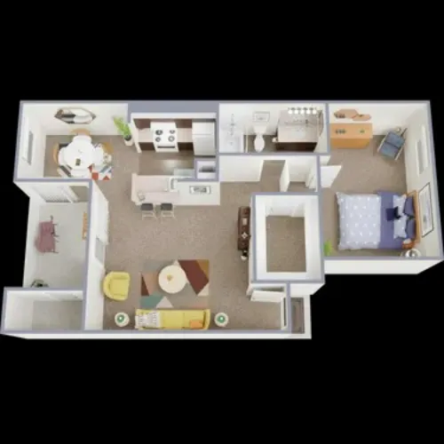 Songbird Apartments San Antonio FloorPlan 3