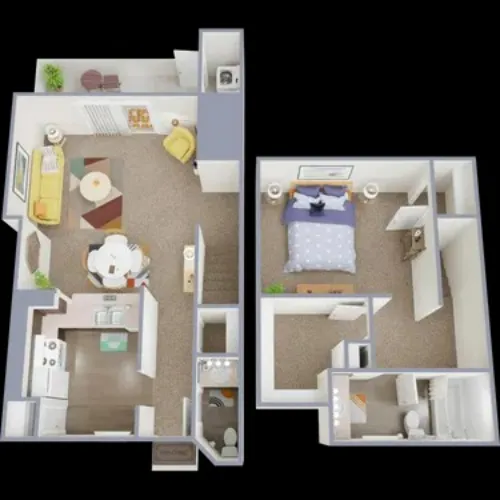 Songbird Apartments San Antonio FloorPlan 4