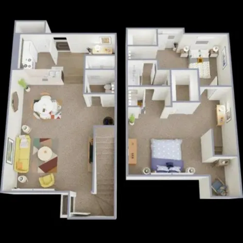 Songbird Apartments San Antonio FloorPlan 9