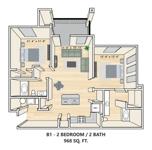 Southton Apartments floor plan 7
