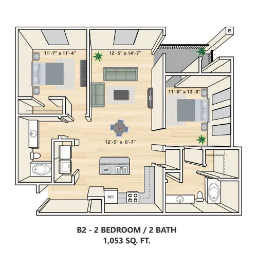 Southton Apartments floor plan 8