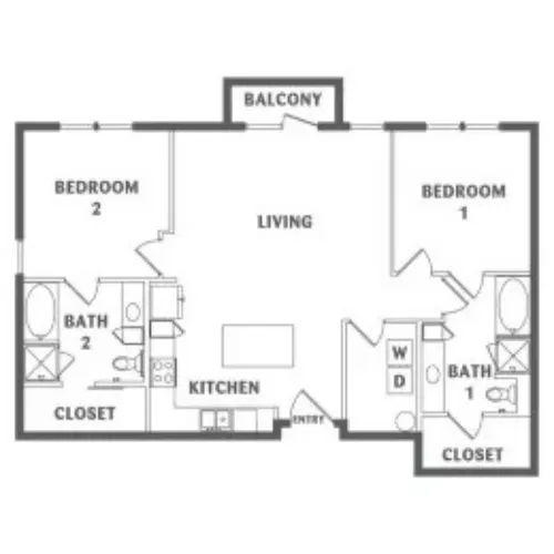 Southtown Flats San Antonio FloorPlan 10