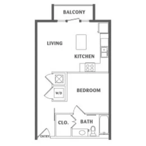 Southtown Flats San Antonio FloorPlan 2