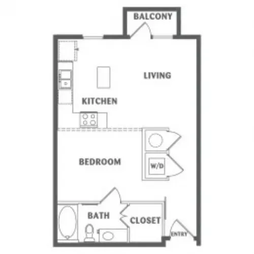 Southtown Flats San Antonio FloorPlan 3