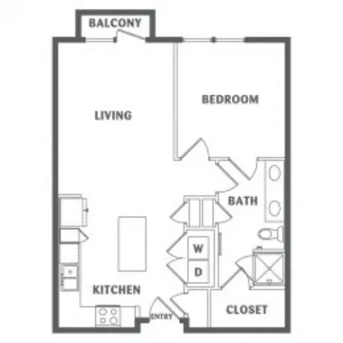 Southtown Flats San Antonio FloorPlan 4
