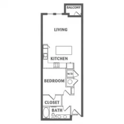 Southtown Flats San Antonio FloorPlan 6