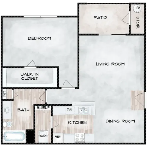 Stonehouse Apartment Homes San Antonio Floorplan 2