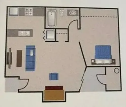 Stratton Park Apartments San Antonio FloorPlan 2