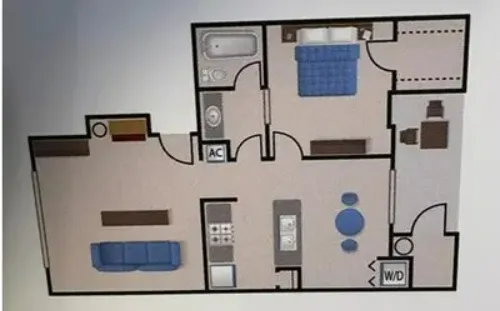 Stratton Park Apartments San Antonio FloorPlan 4