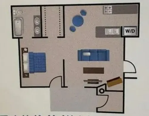 Stratton Park Apartments San Antonio FloorPlan 5