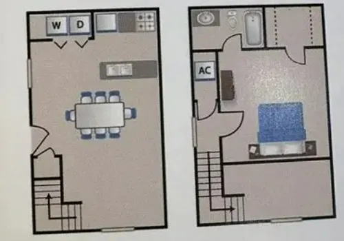 Stratton Park Apartments San Antonio FloorPlan 6