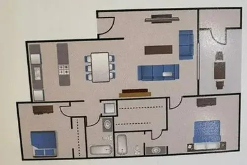 Stratton Park Apartments San Antonio FloorPlan 9
