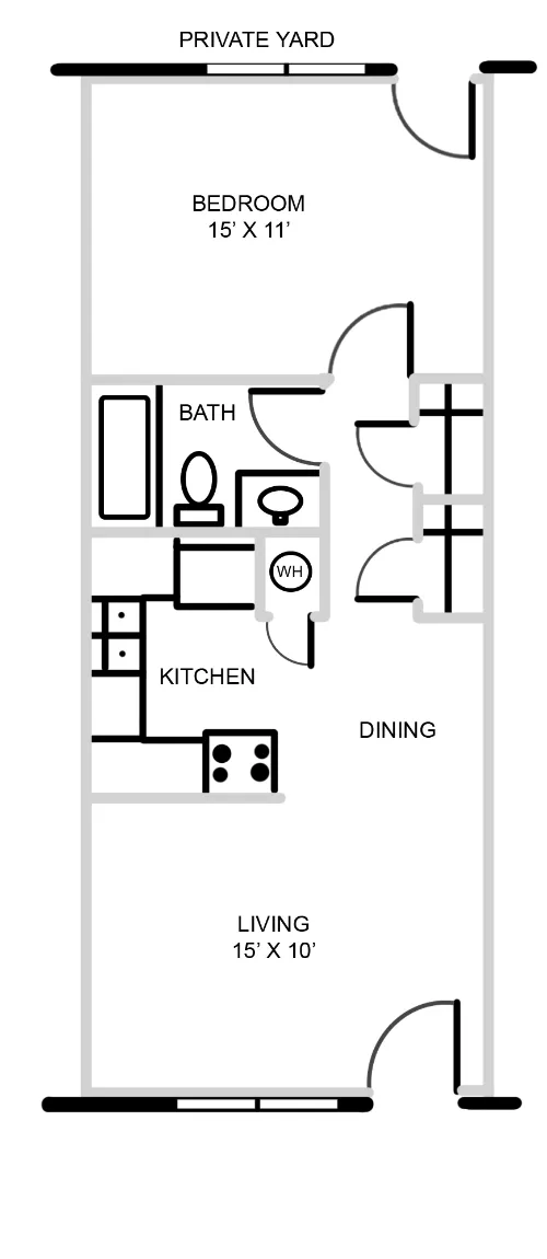 Summer Place Apartments floor plan 1