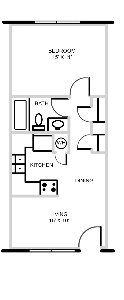 Summer Place Apartments floor plan 2