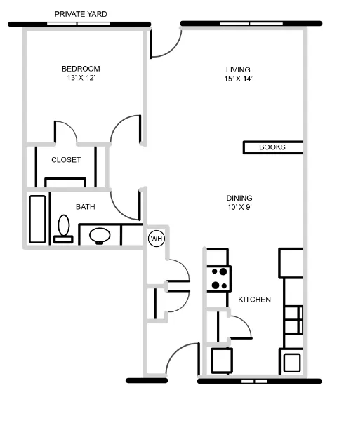 Summer Place Apartments floor plan 3