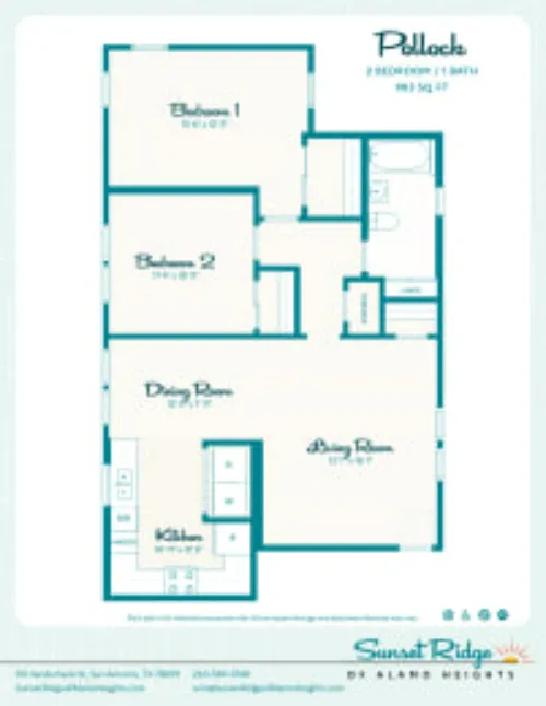 Sunset Ridge of Alamo Heights San Antonio FloorPlan 4
