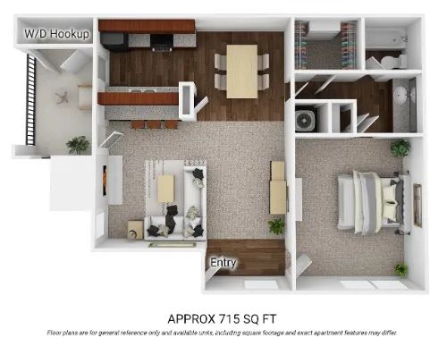Sutton House Apartments San Antonio Floorplan 4