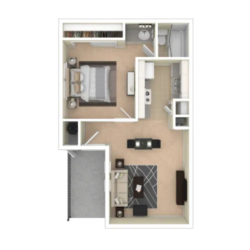 Sycamore Creek Apartments Schertz Floorplan 2