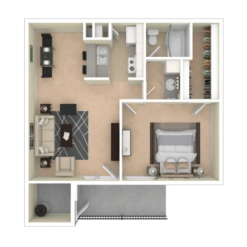 Sycamore Creek Apartments Schertz Floorplan 3