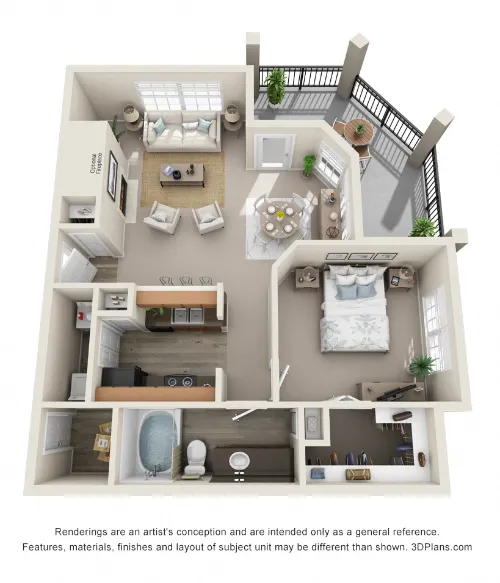 TalaVera Apartments San Antonio Floorplan 2