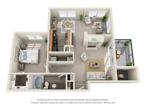 TalaVera Apartments San Antonio Floorplan 5