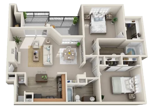 TalaVera Apartments San Antonio Floorplan 8