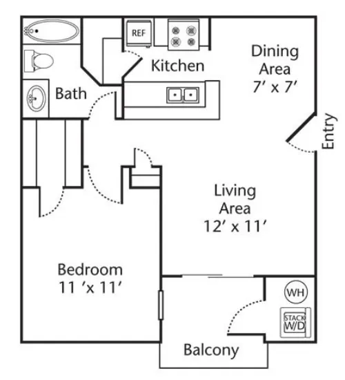 The Abbey At Copper Creek San Antonio FloorPlan 2