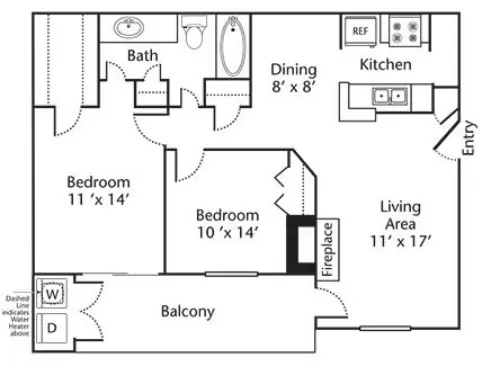 The Abbey At Copper Creek San Antonio FloorPlan 5