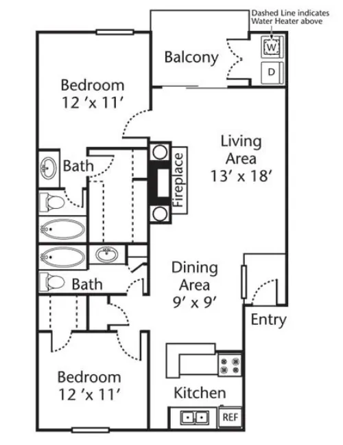 The Abbey At Copper Creek San Antonio FloorPlan 6