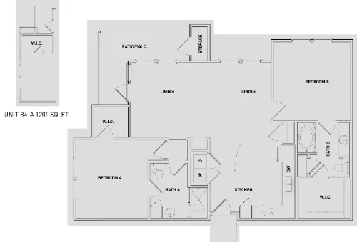 The Abbey at Medical Center San Antonio Floorplan 13