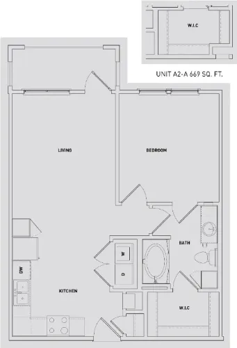 The Abbey at Medical Center San Antonio Floorplan 3
