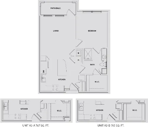 The Abbey at Medical Center San Antonio Floorplan 4